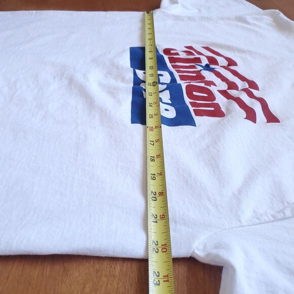 Vintage 90s Bill Clinton Gore T Shirt XL Single Stitch Campaign Democrat Cotton - Picture 9 of 9